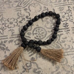 Black Beaded decor